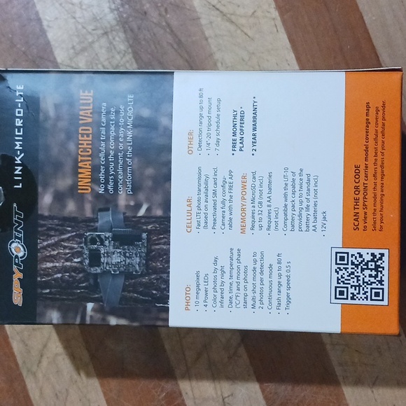 Spypoint cellular trail camera with sandisk micro sdhc uhs-1 card - Picture 4 of 5